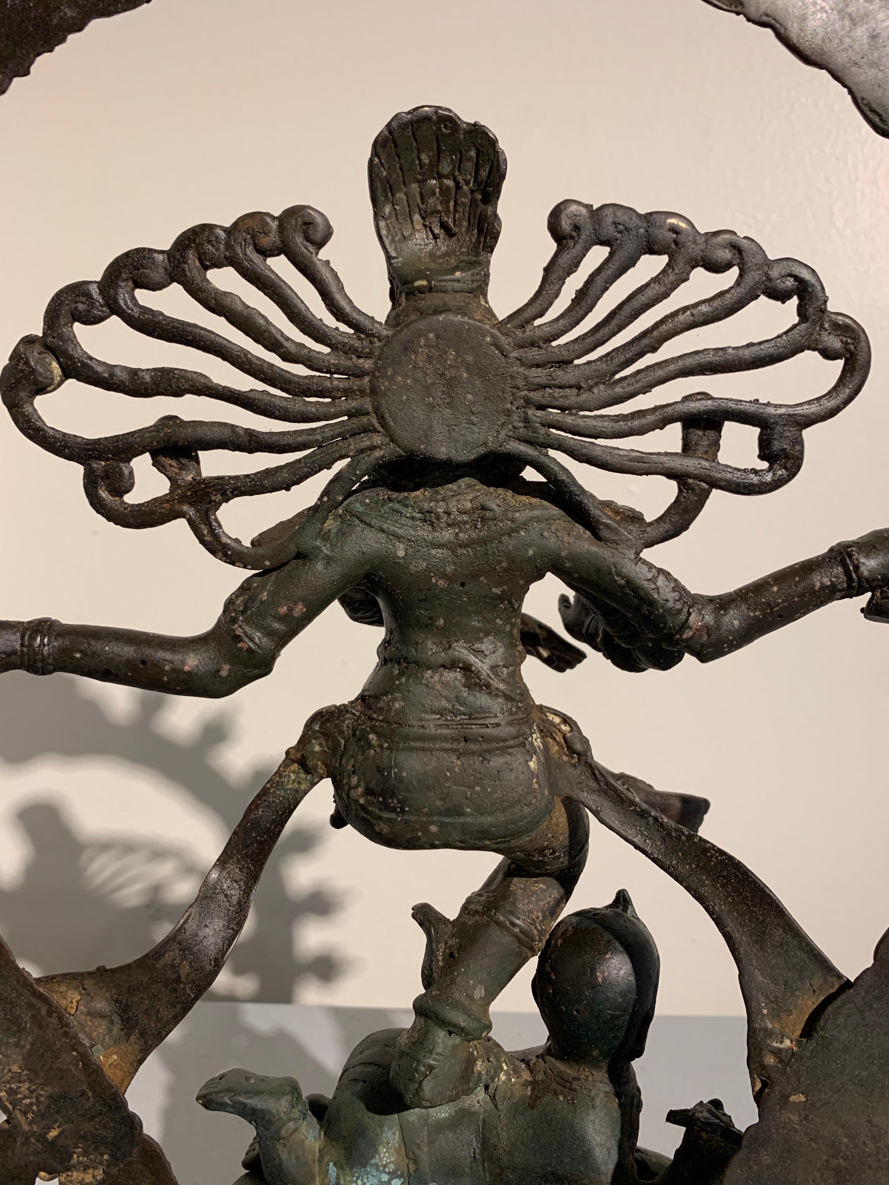 Vintage Indonesian Dancing Shiva 'Nataraja' Statue, 1970s, Bali 9