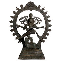 Alte indonesische tanzende Shiva 'Nataraja' Statue:: 1970er Jahre:: Bali