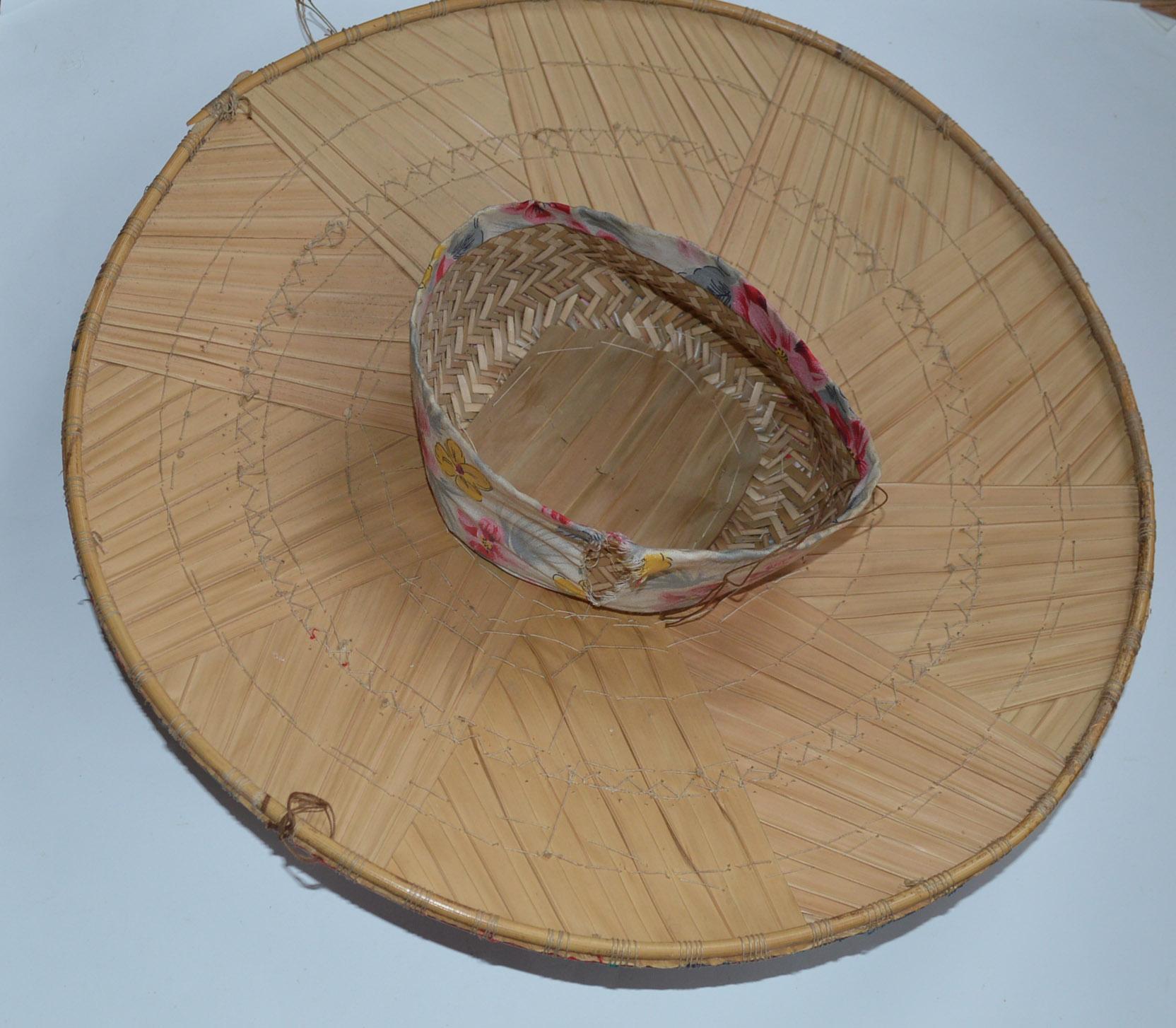 Mid-20th Century Vintage Indonesian Dayak Beaded Ceremonial Hat Interior Design Art
