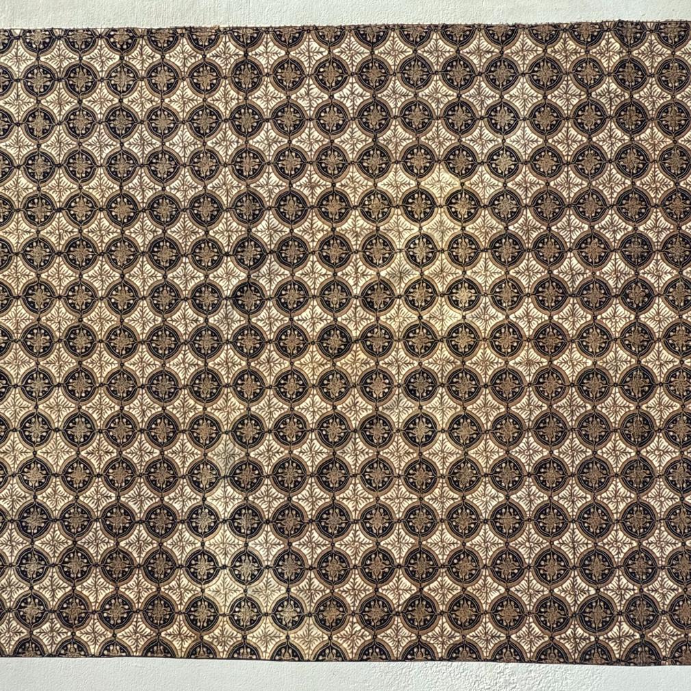 Vintage indonesiano Kain Batik Tulis, Jogja (Yogyakarta), Java, 1970 In condizioni buone in vendita a Point Richmond, CA