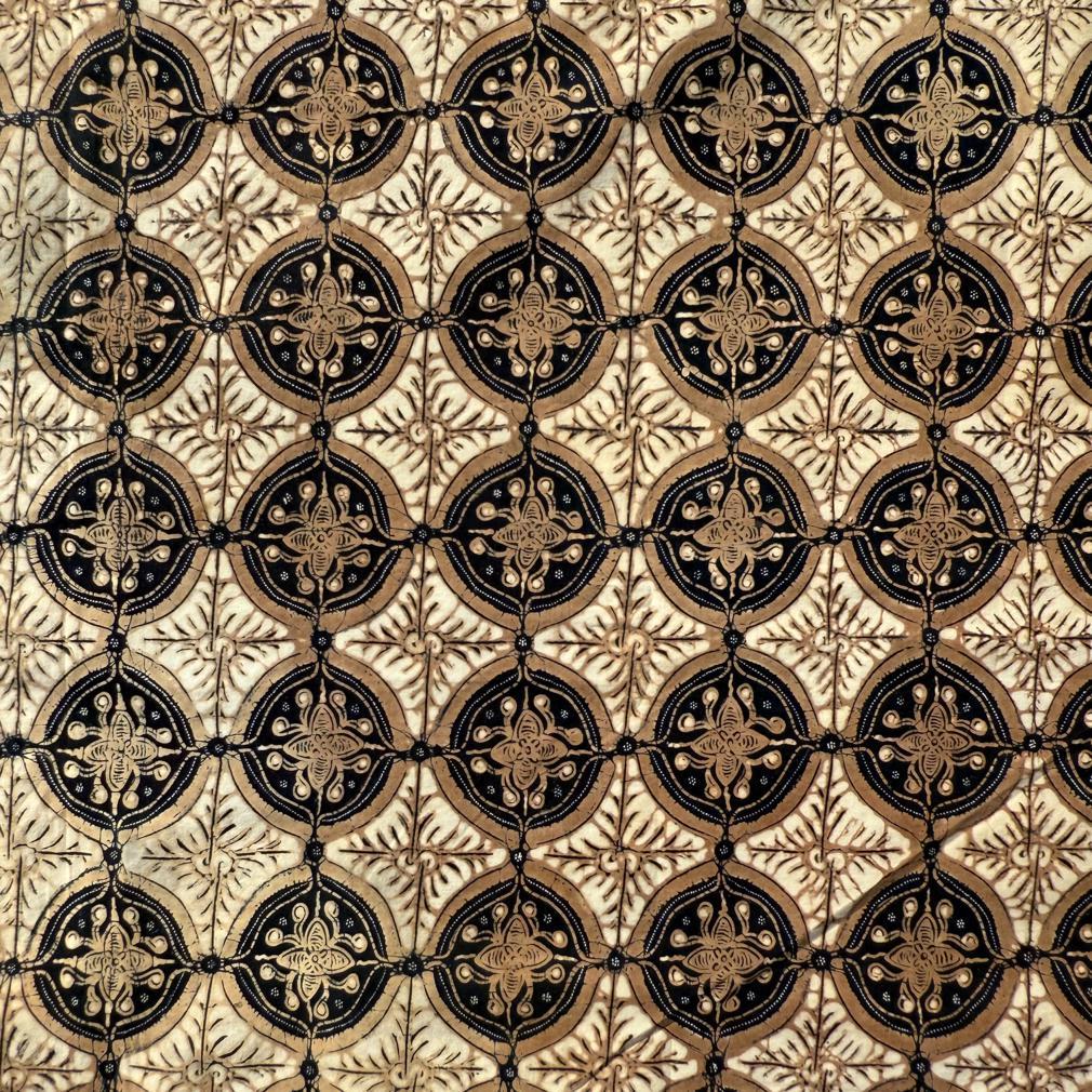 Fine XX secolo Vintage indonesiano Kain Batik Tulis, Jogja (Yogyakarta), Java, 1970 in vendita