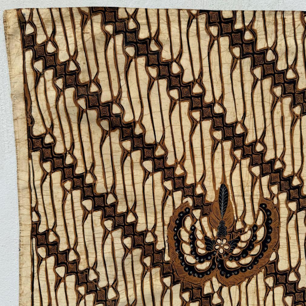 Milieu du XXe siècle Kain Batik Tulis Parang, Jogja (Yogyakarta), Java, 1940 en vente