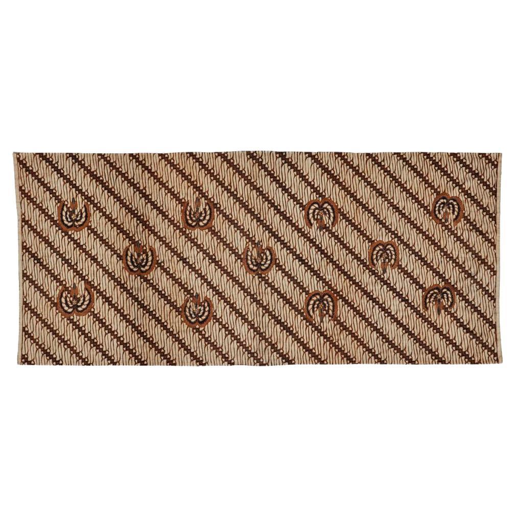 Vintage Indonesiano Kain Batik Tulis Parang, Jogja(Yogyakarta), Java 1940