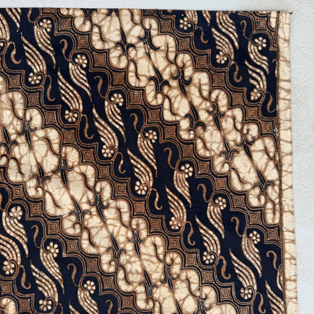 Indonesische Kain Batik-Tulpen Parang, Solo (Surakarta), Java 1960 im Angebot 2