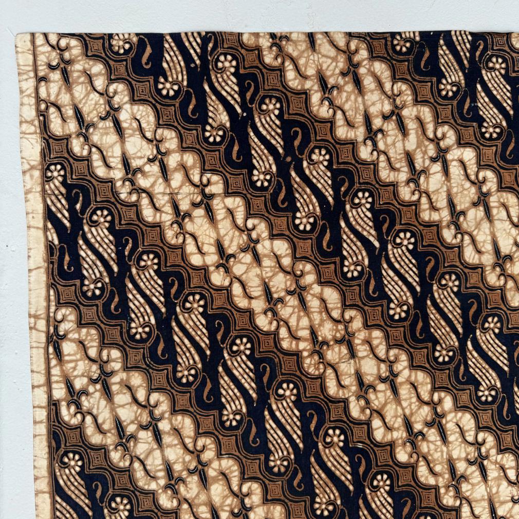 Indonesische Kain Batik-Tulpen Parang, Solo (Surakarta), Java 1960 im Angebot 3