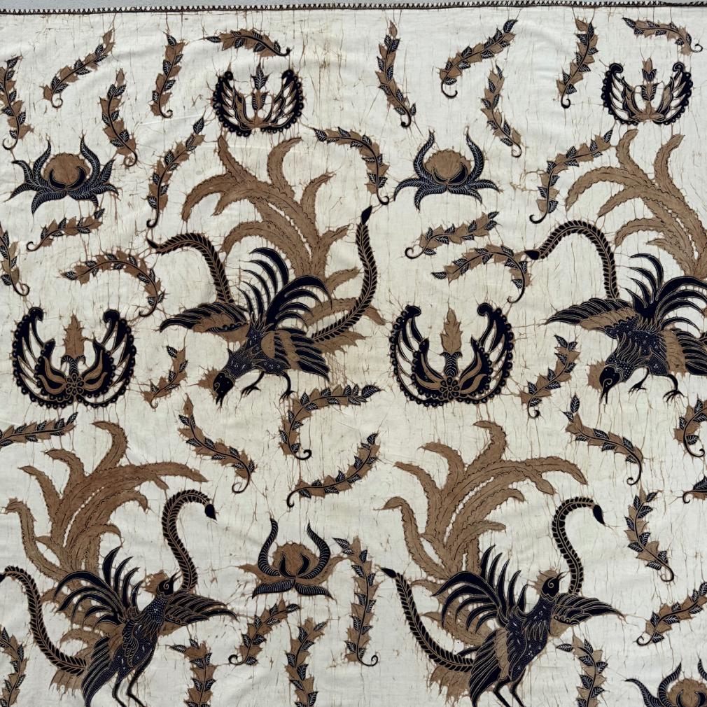 Arte popolare Tulis indonesiano d'epoca in Kain Batik, Solo (Surakarta), Giava, 1950 in vendita