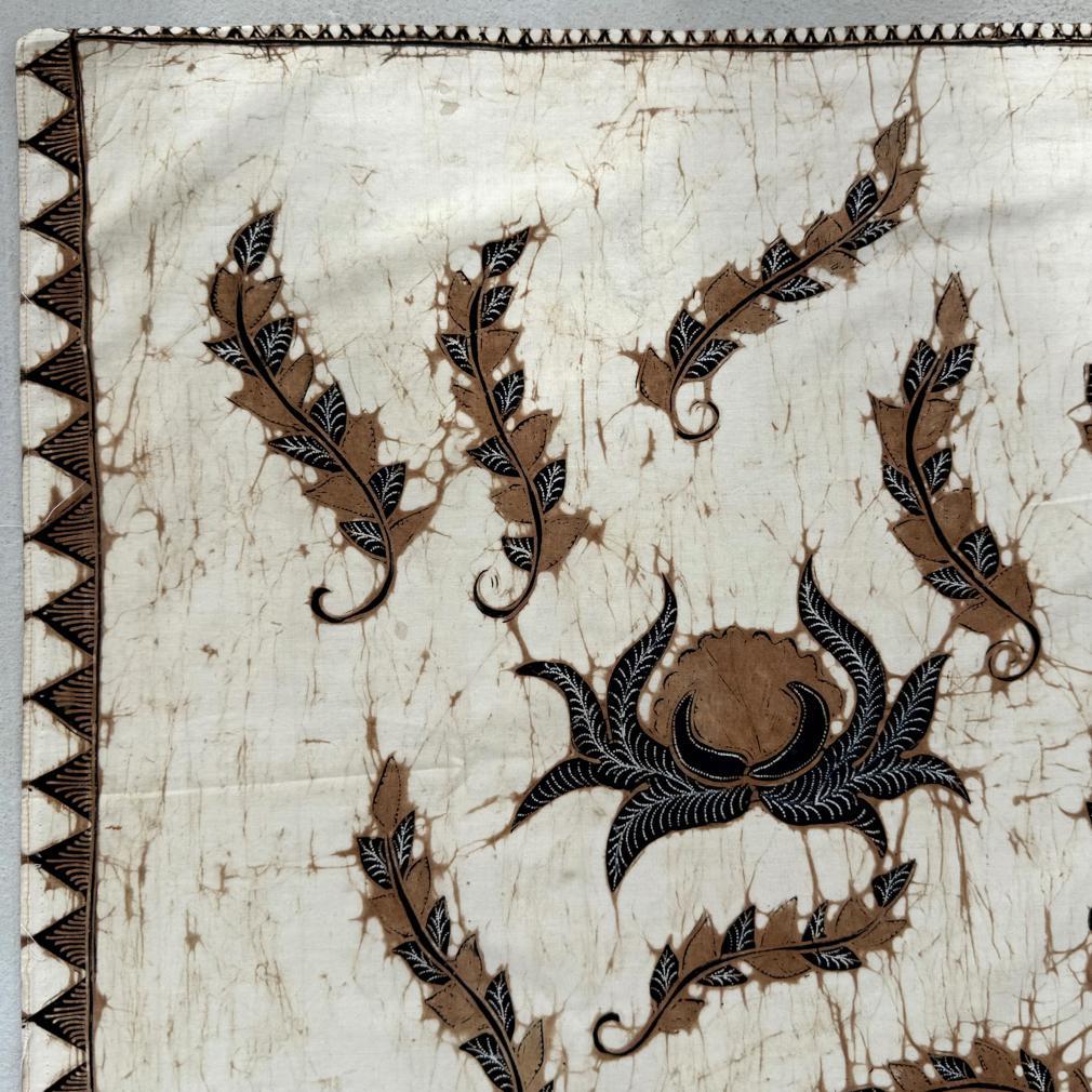 Cotone Tulis indonesiano d'epoca in Kain Batik, Solo (Surakarta), Giava, 1950 in vendita