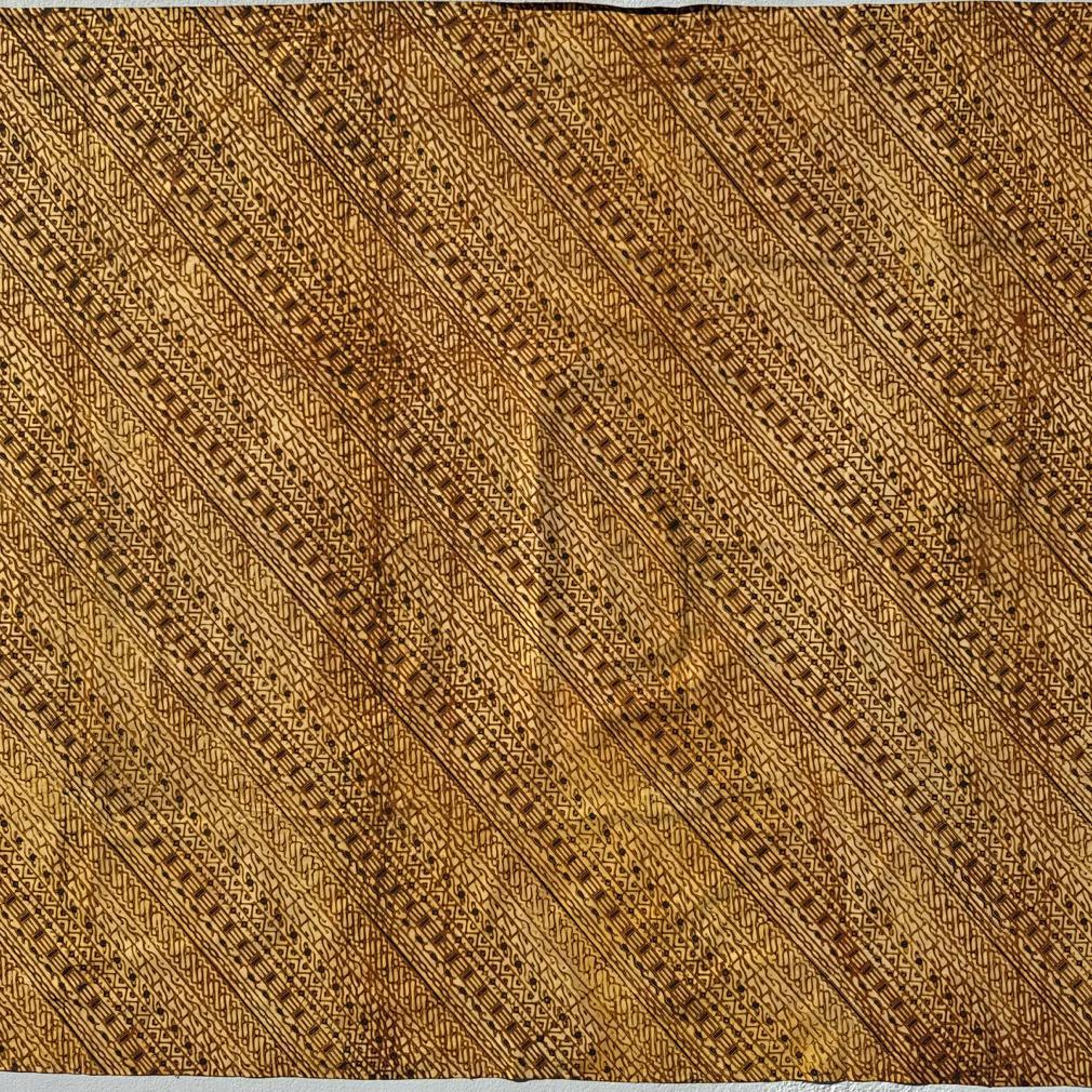 Mid-20th Century Vintage Indonesian Kain Batik Tulis, Solo (Surakarta), Java, 1960. For Sale