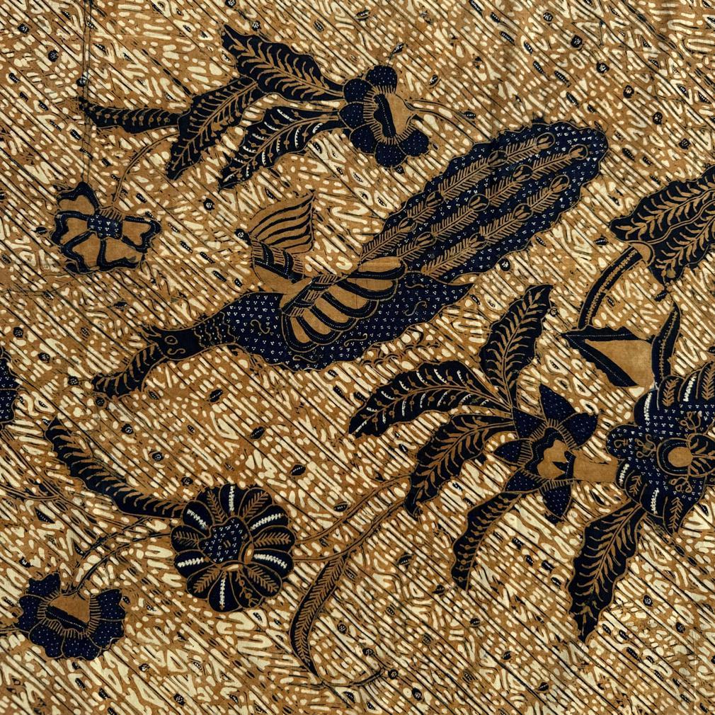 Metà XX secolo Tulis indonesiano vintage in Kain Batik, Solo (Surakarta), Giava, 1960. in vendita