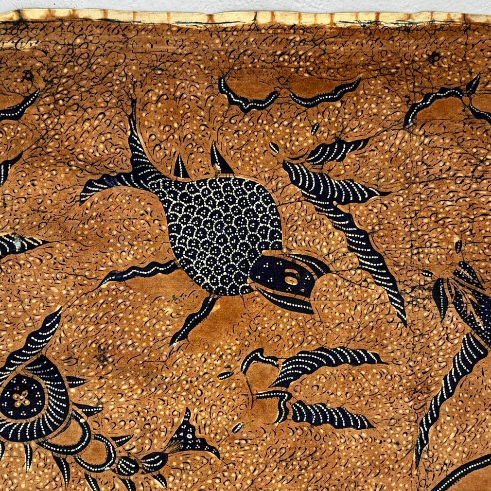Vintage Indonesian Kain Batik Tulis Supit Urang, Solo (Surakarta), Java, 1950 For Sale 2