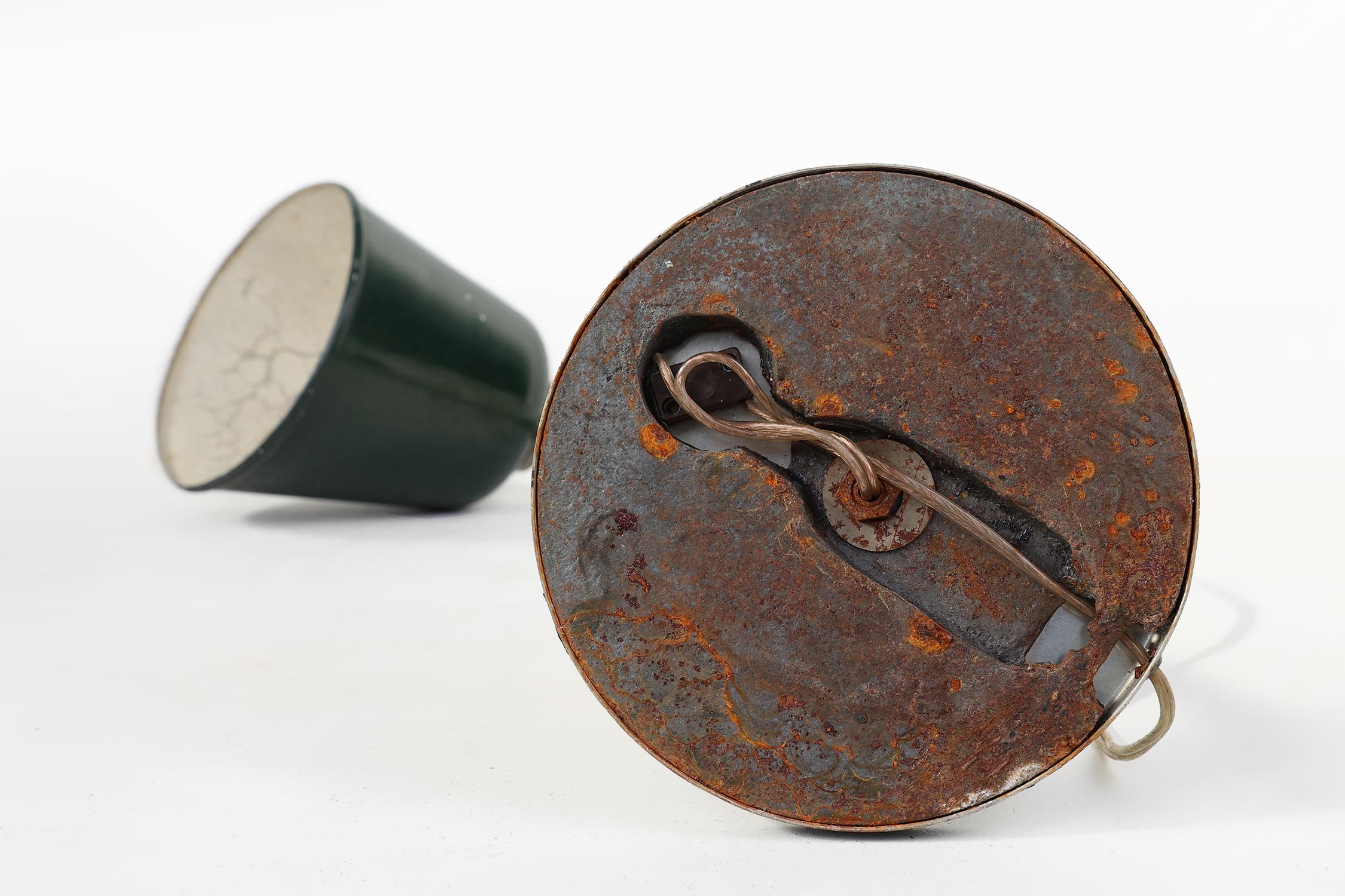 Vintage industral metal desk lamp, France ca. 1920 For Sale 3