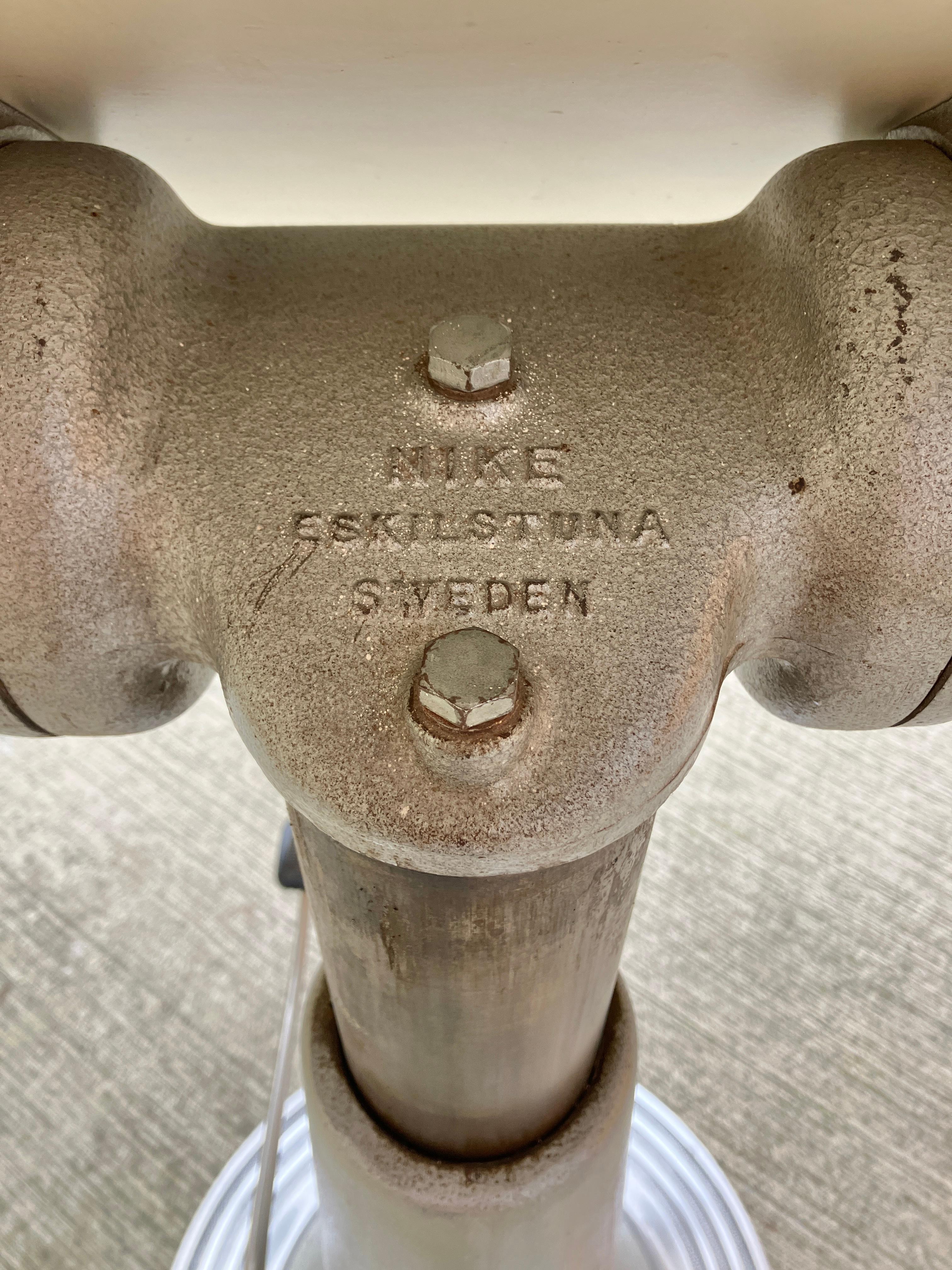 Tavolo da disegno vintage industriale anni '50 NIKE Eskilstuna 2