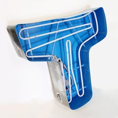 Vintage Industrial 32" Tall Aluminum Neon T O Y S R U S Marquee Letters Signs