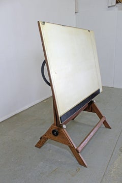 Vintage Industrial Adjustable Drafting Table