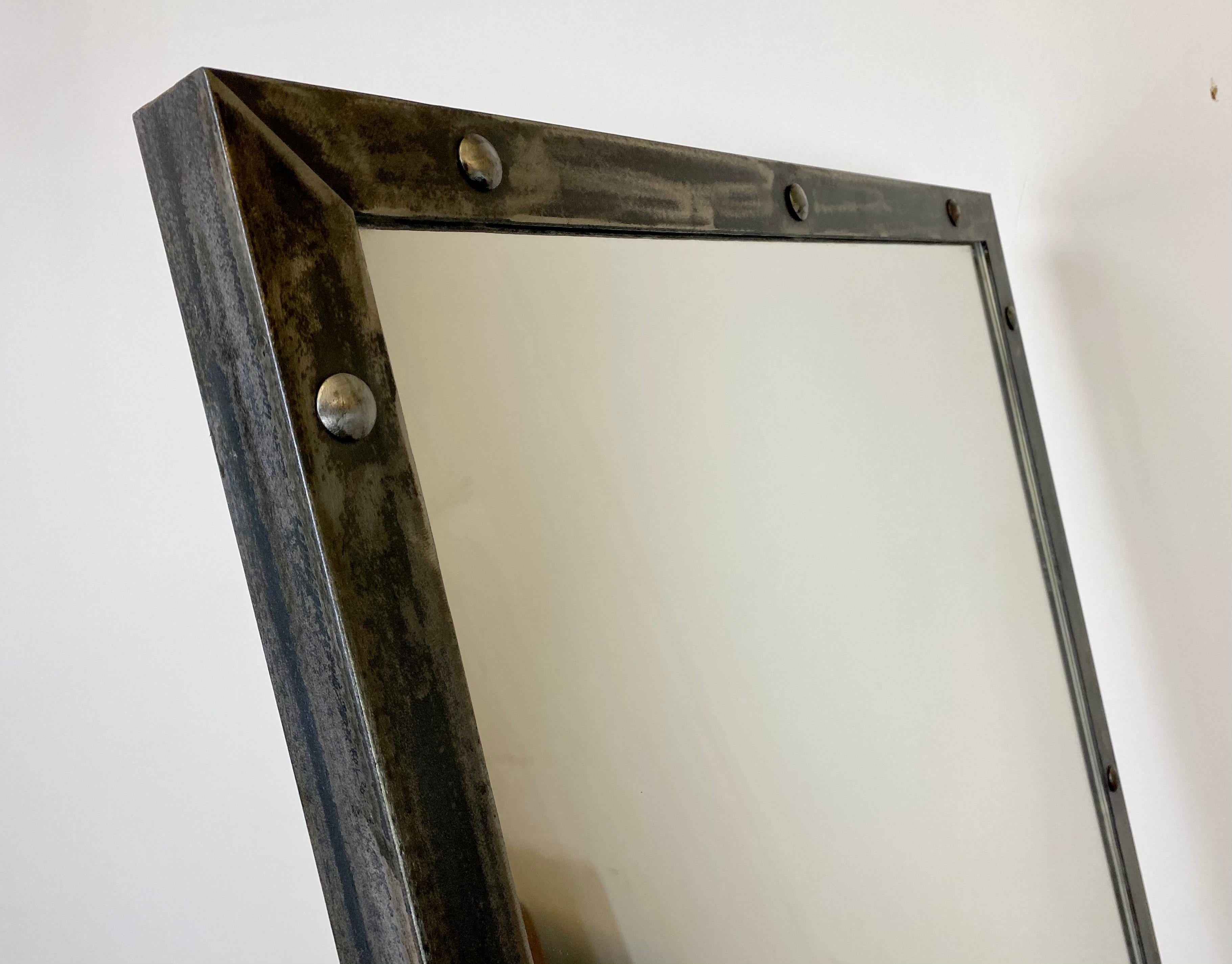 Vintage Industrial Adjustable Floor Mirror 8