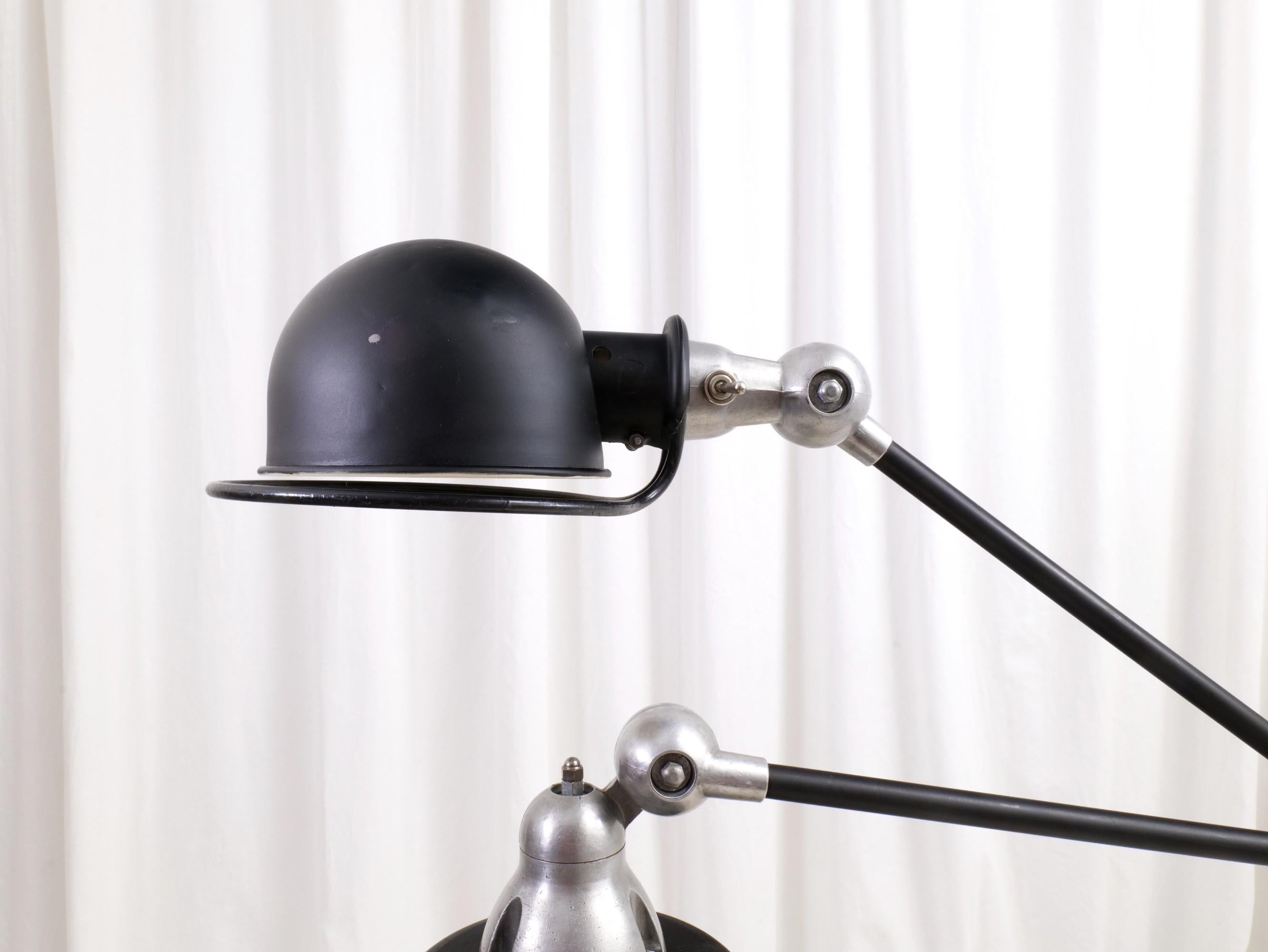 Vintage Industrial Adjustable Lamp by Jielde Louis Domecq, France For Sale 2