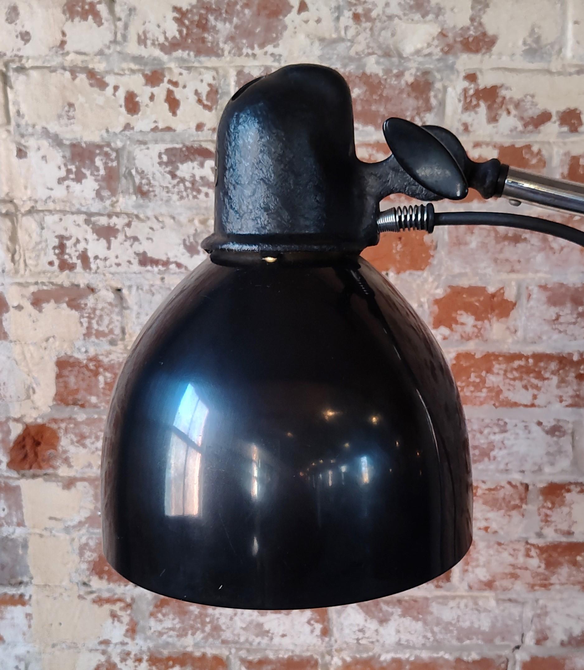 Vintage Industrial Adjustable Medical Floor Lamp For Sale 1