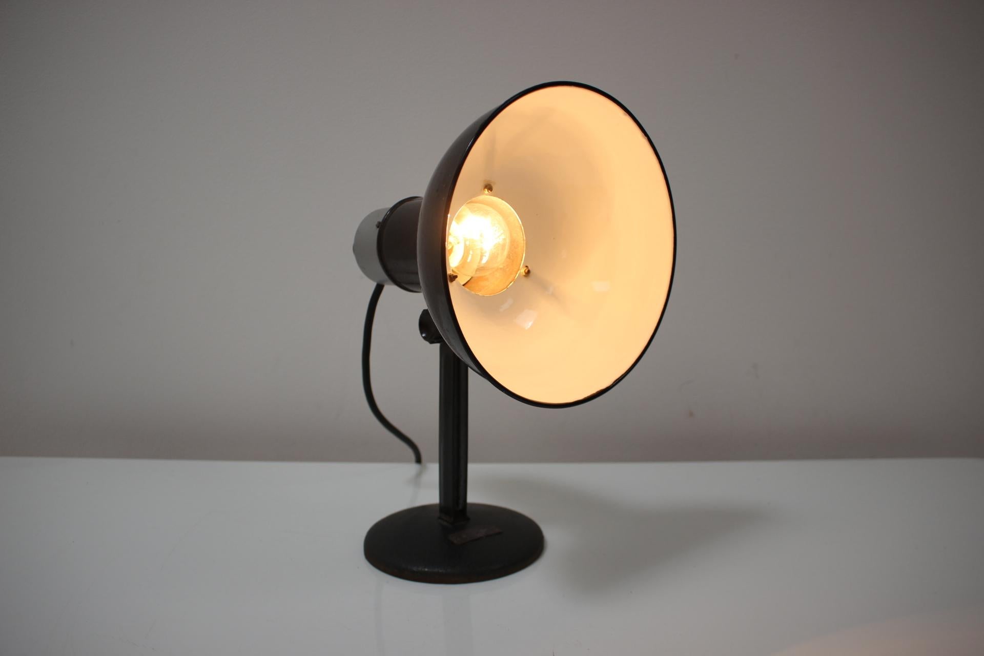 Vintage Industrial Adjustable Table Lamp, 1950's For Sale 9