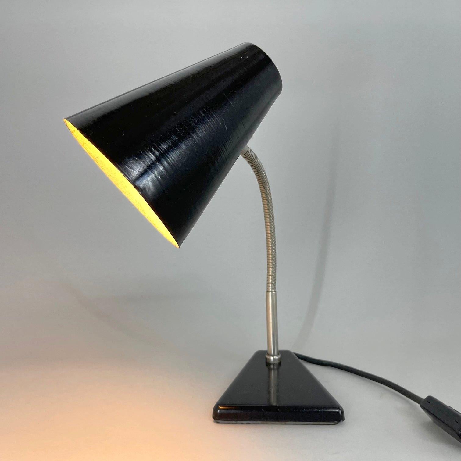 20th Century Vintage Industrial Adjustable Table Lamp, 1950's For Sale