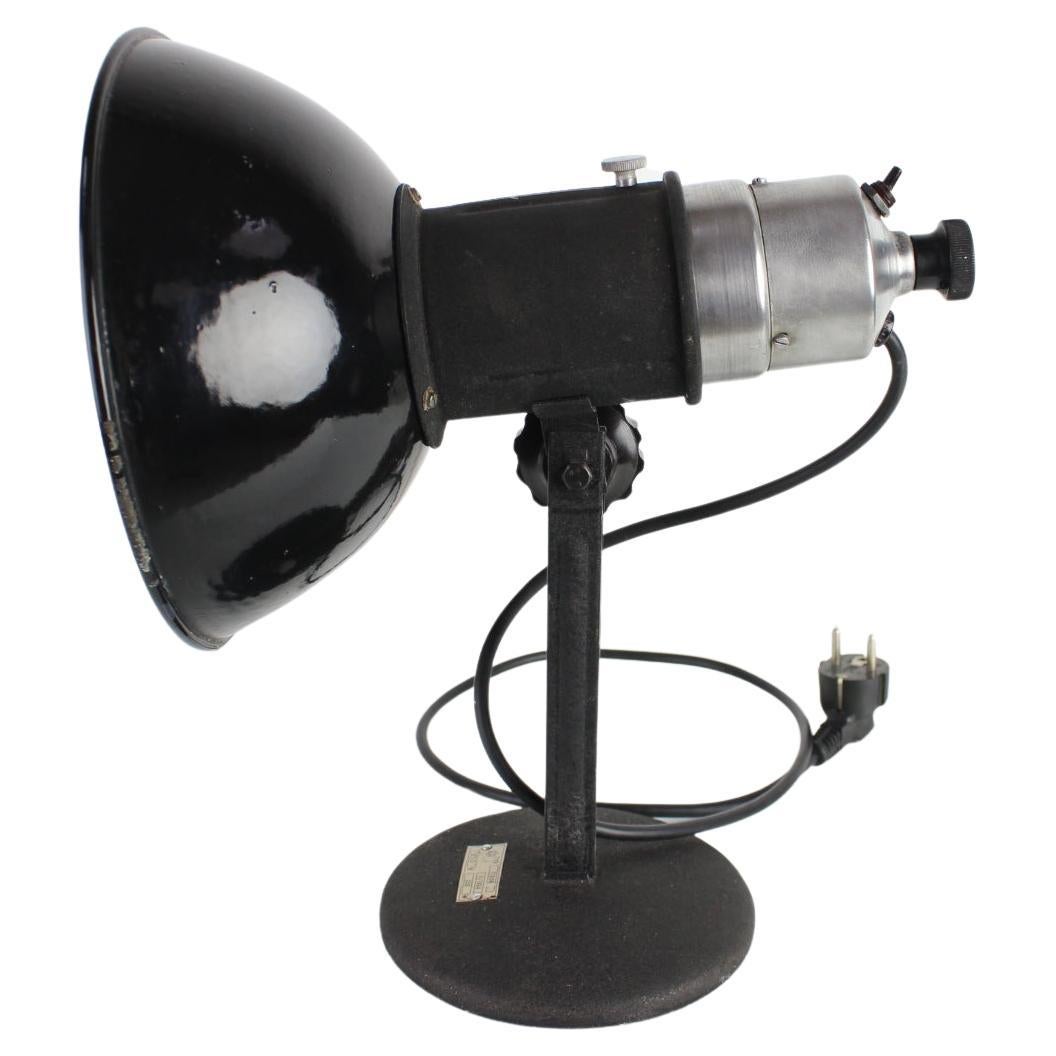 Verstellbare Industrie-Tischlampe, 1950er-Jahre im Angebot