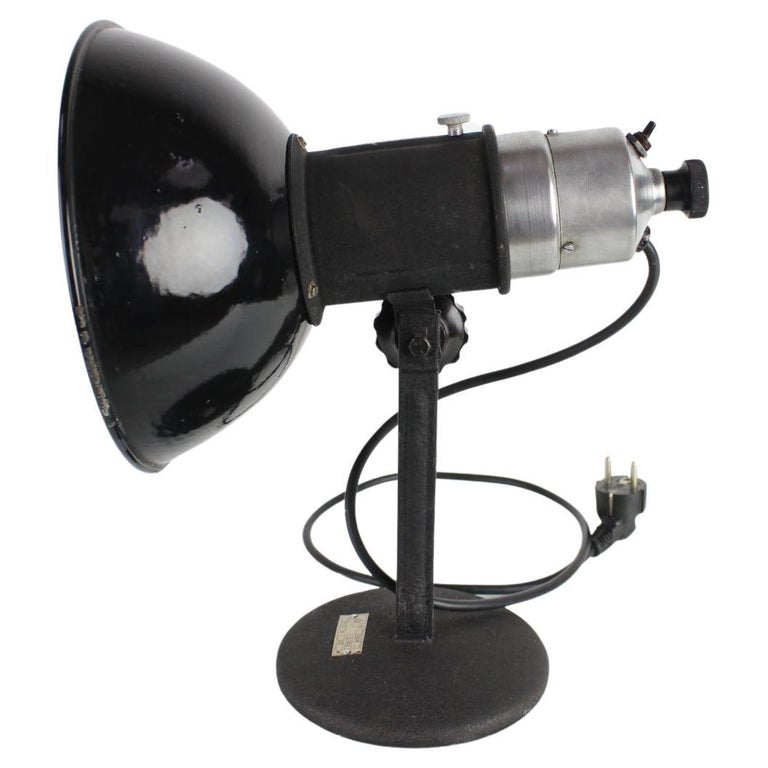 Vintage Industrial Adjustable Table Lamp, 1950's For Sale at 1stDibs