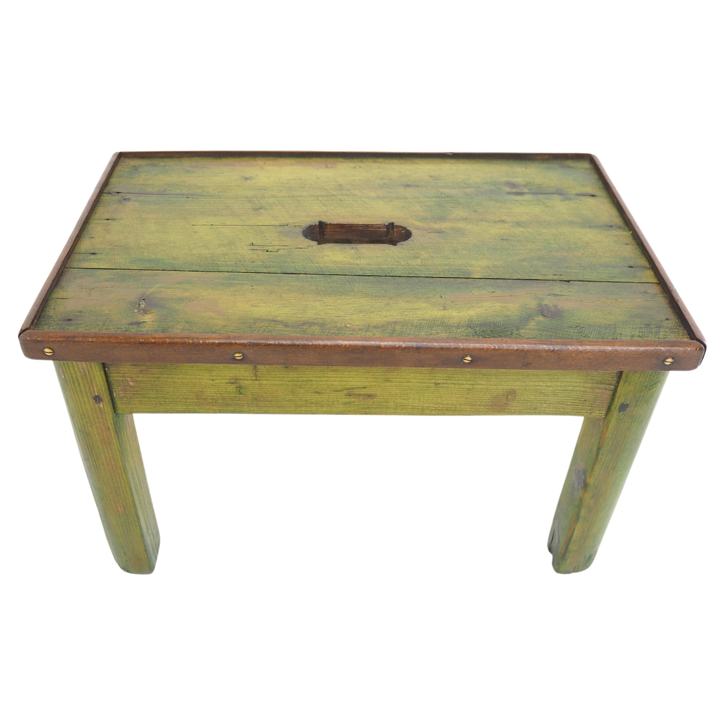 Vintage Industrial Allwood Footstool, 1950s For Sale