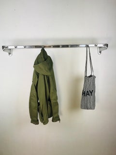 Vintage Industrial Aluminium Butcher's Meat Rack, 1960s. Industrial coat rack