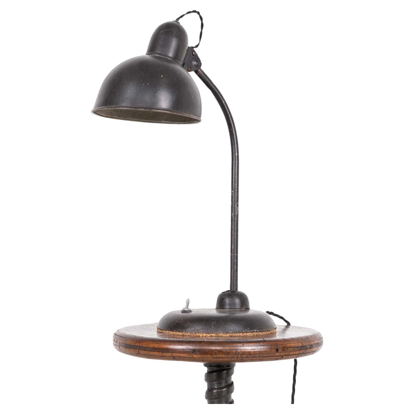 Vintage Industrial Antique European Metal Desk Table Lamp. c.1950 For Sale