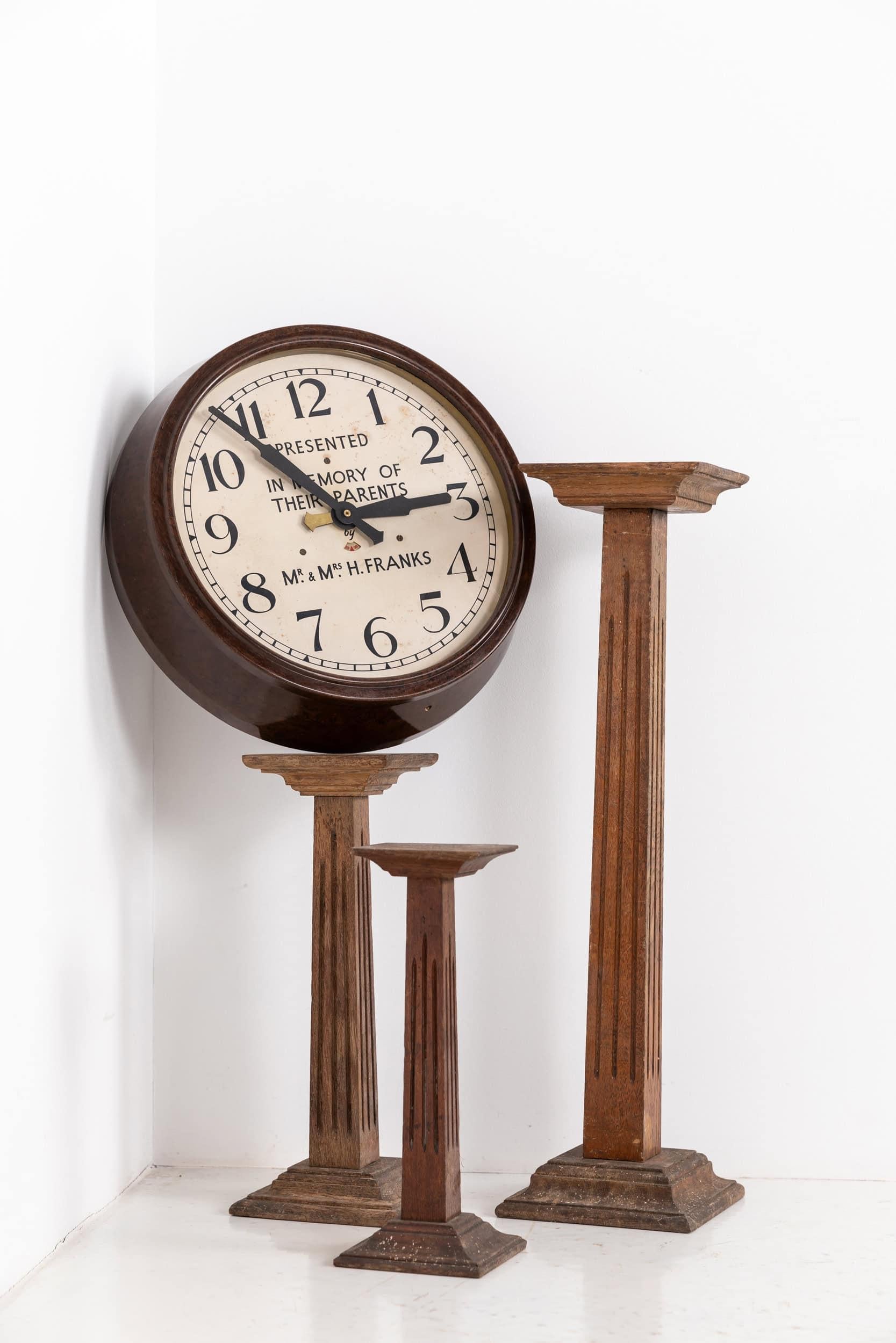 Mid-20th Century Vintage Industrial Art Deco Bakelite Smiths Sectric Electric Wall Clock, C.1940