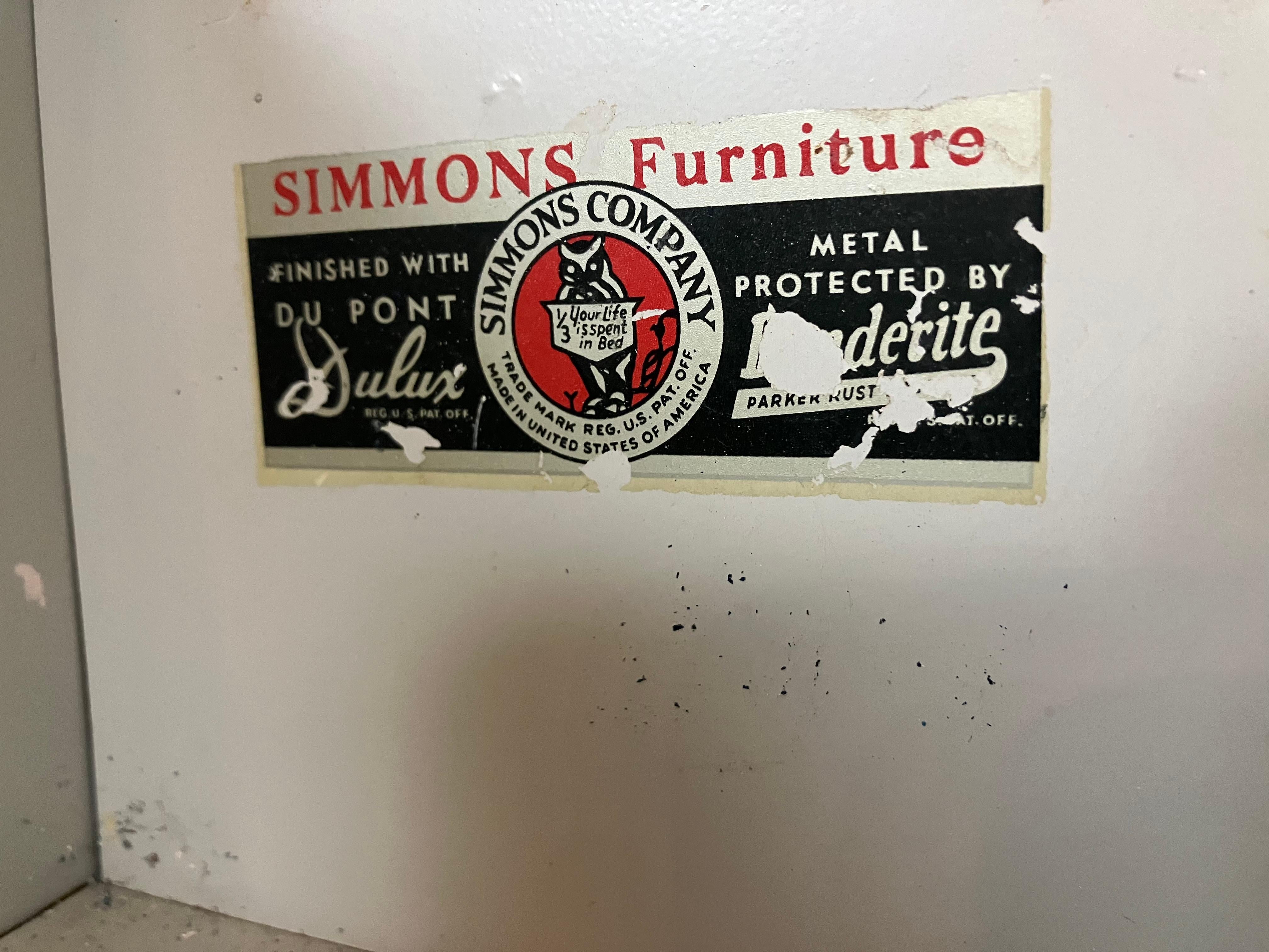 Vintage Industrial Art Deco Dresser by Norman Bel Geddes for Simmons Furniture 7
