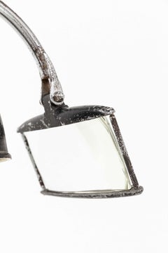 Lampe de bureau loupe Enbeeco vintage, de style Art déco industriel. Vers 1930