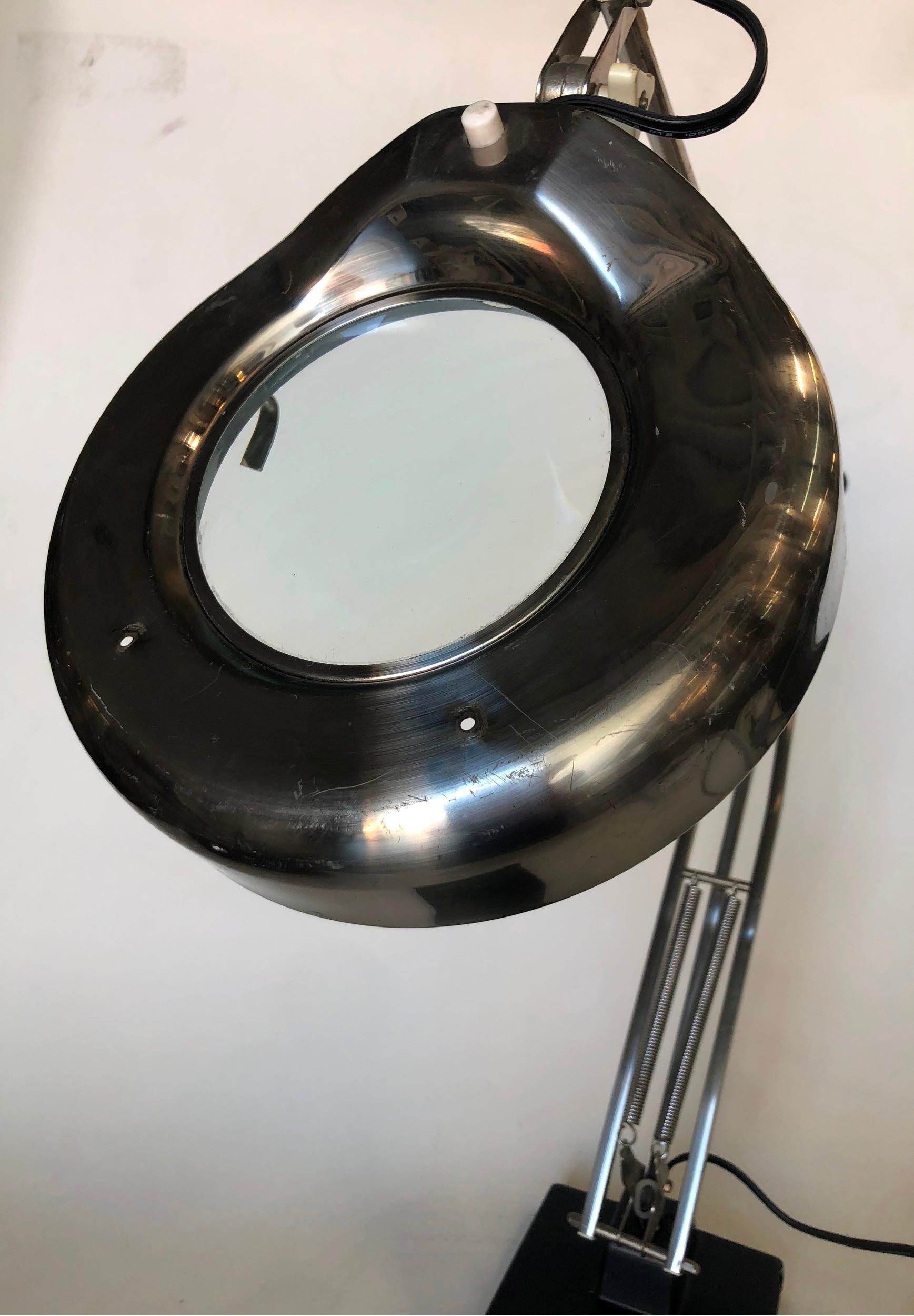 vintage luxo magnifier lamp