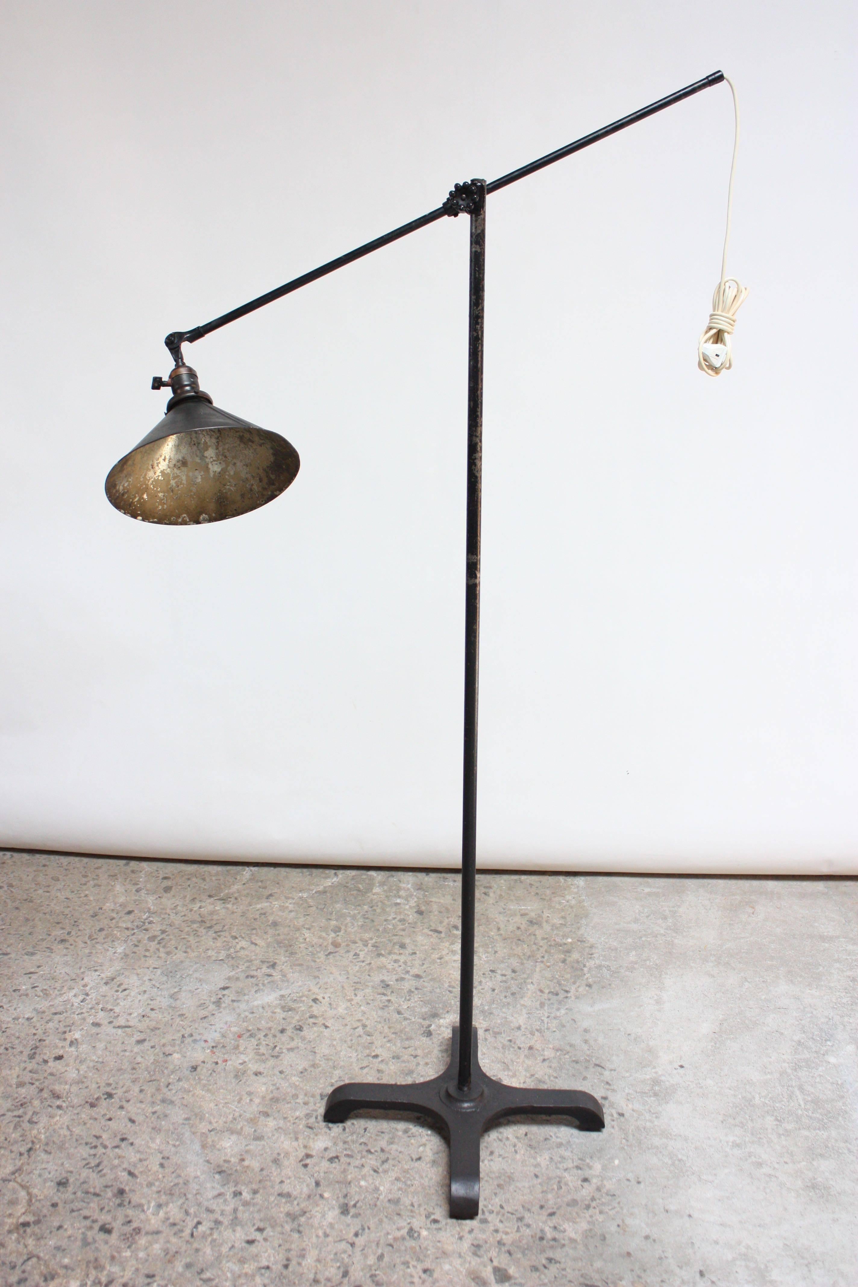 vintage industrial floor lamp