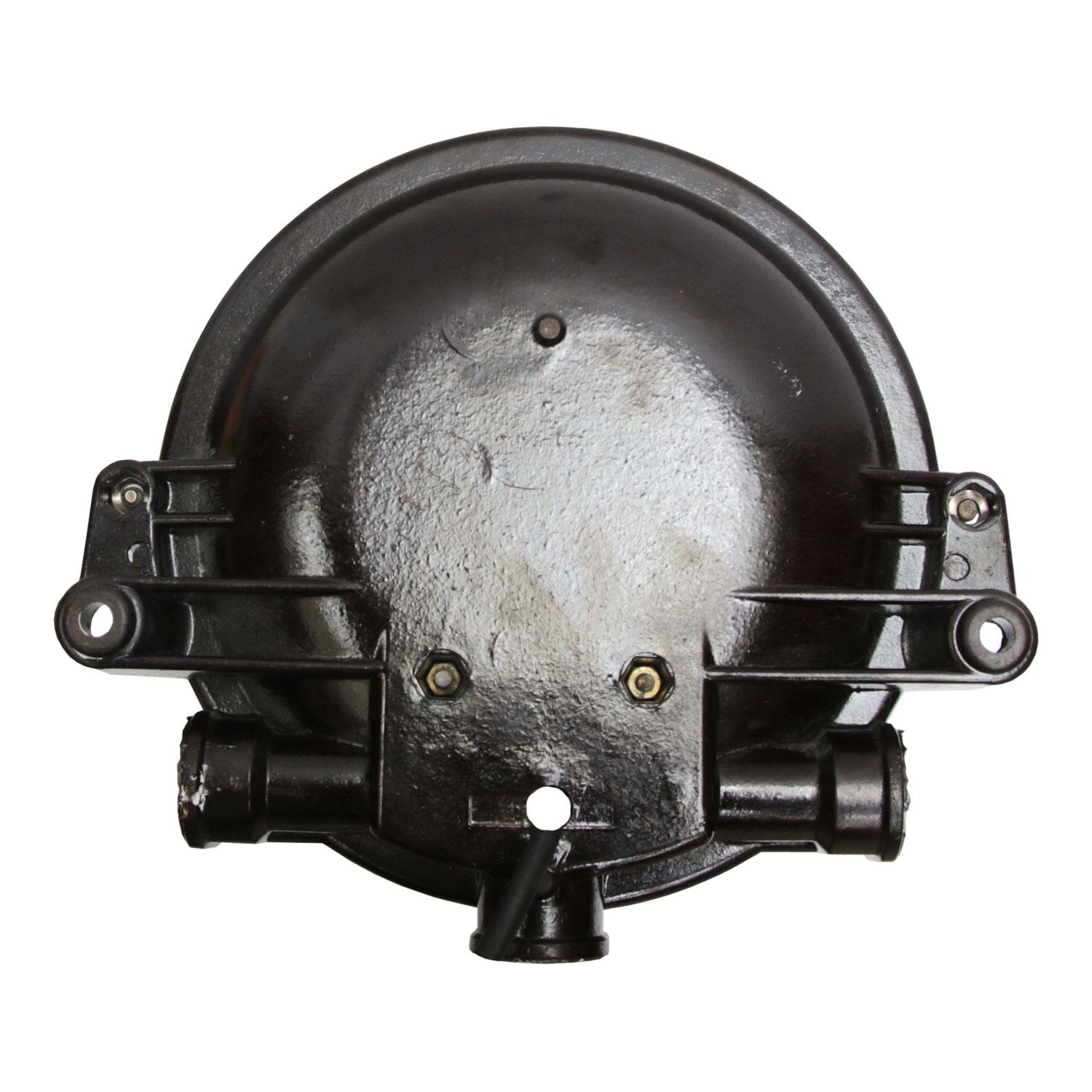 Calco Lampade da parete industriali vintage in bachelite con vetro trasparente in vendita