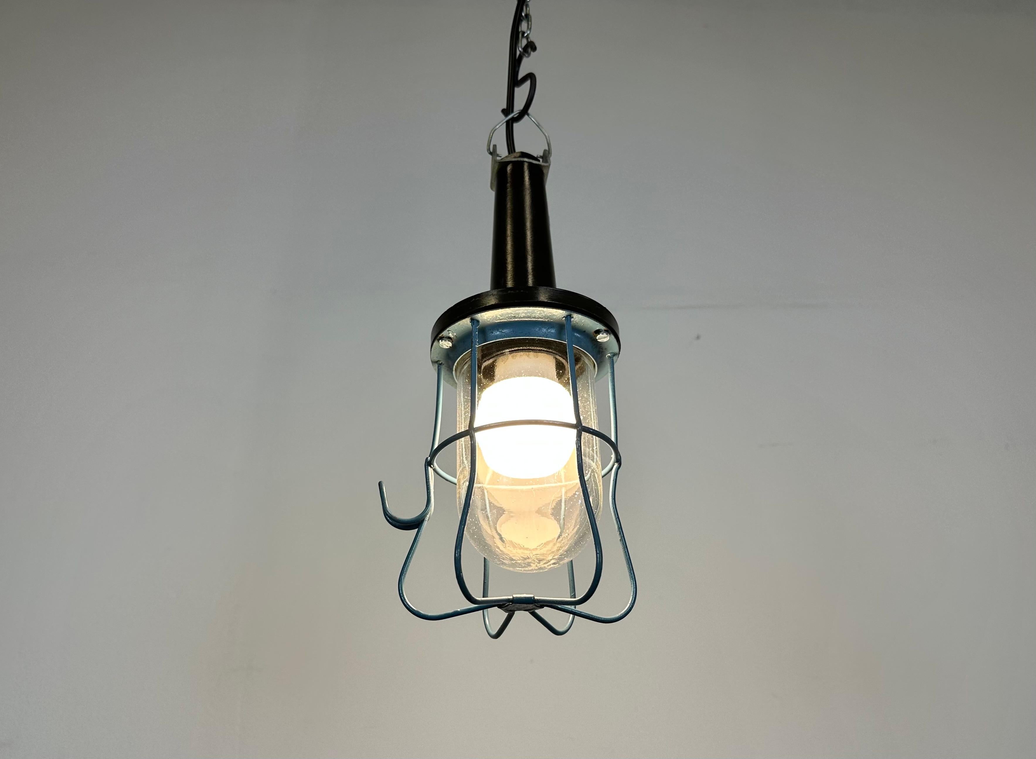 Vintage Industrial Bakelite Hanging Work Light, 1960s For Sale 5
