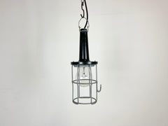Vintage Industrial Bakelite Hanging Work Light, 1960s