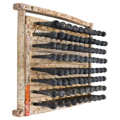 Vintage Industrial Balloon Mold, Repurposed As Rustic Folk Art