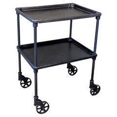 Antique Industrial Bar Cart