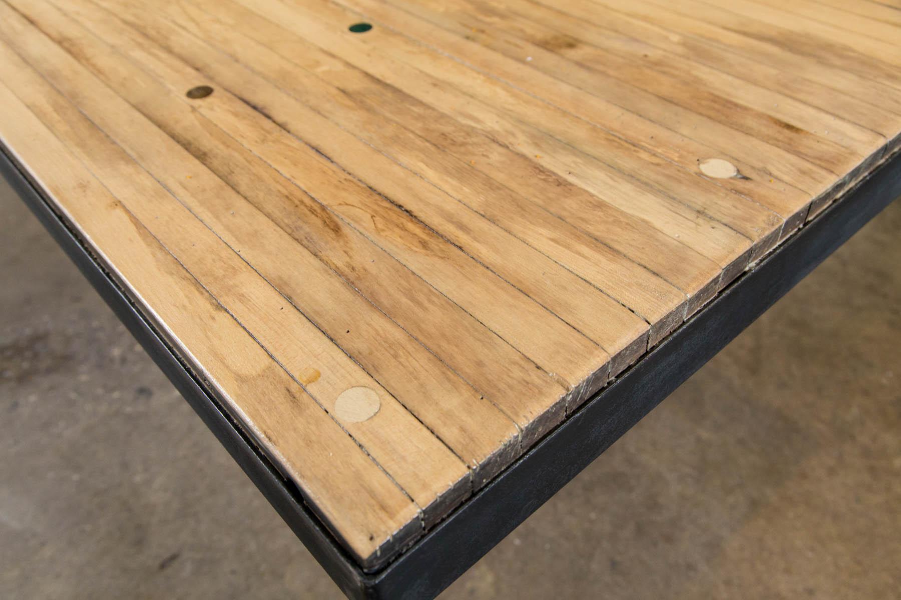 bowling alley dining table