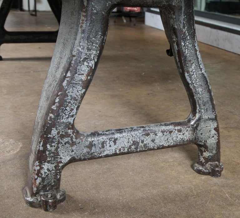 Vintage Industrial Base Bowling Alley Table For Sale at ...