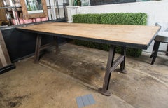 Vintage Industrial Base Communal Table