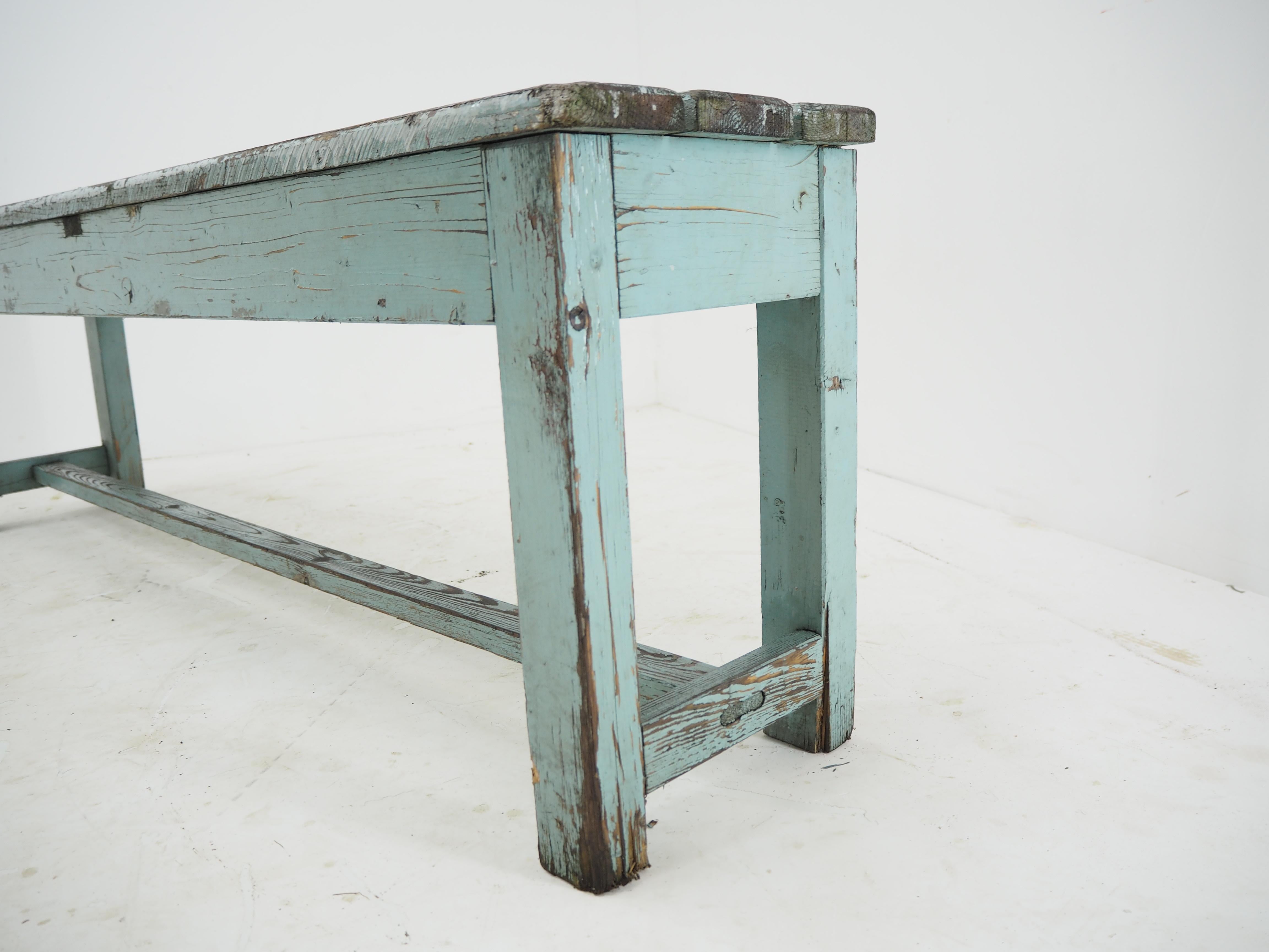 Vintage Industrial Bench, 1930s In Good Condition For Sale In Praha, CZ