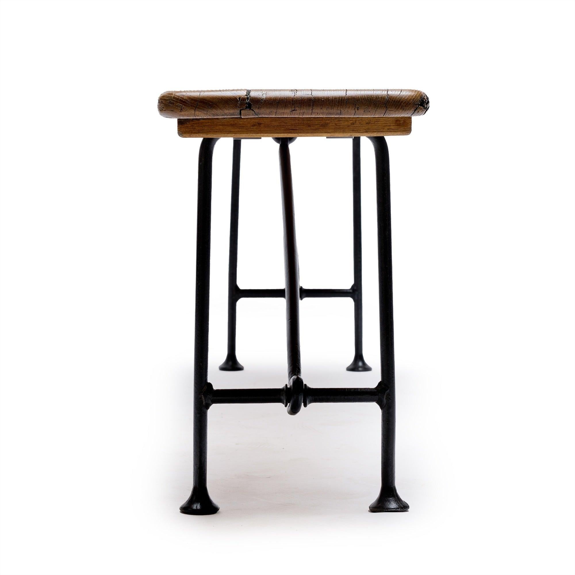 American Vintage Industrial Bench from USA For Sale