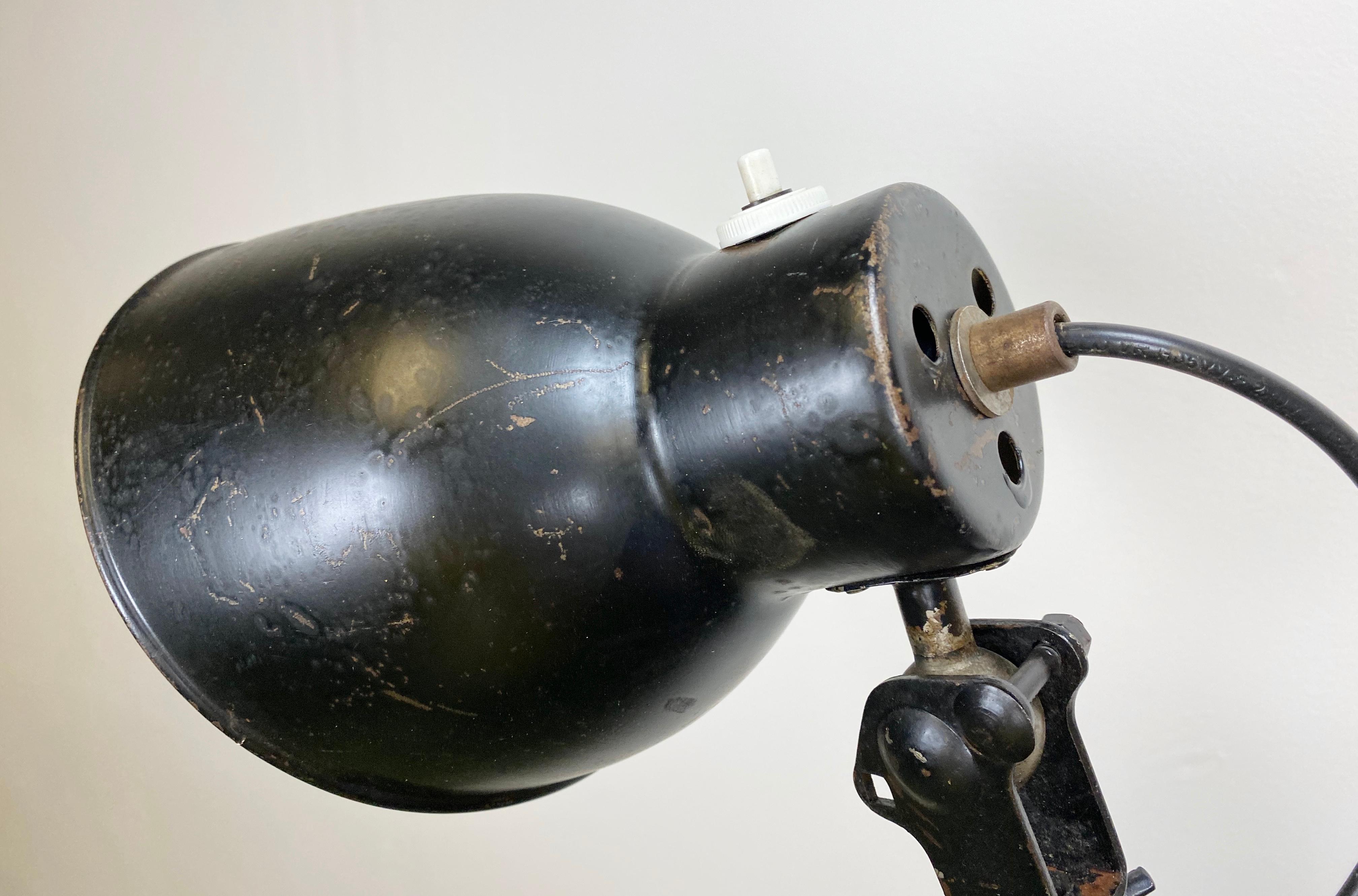 20th Century Vintage Industrial Black Scissor Wall Lamp, 1950s