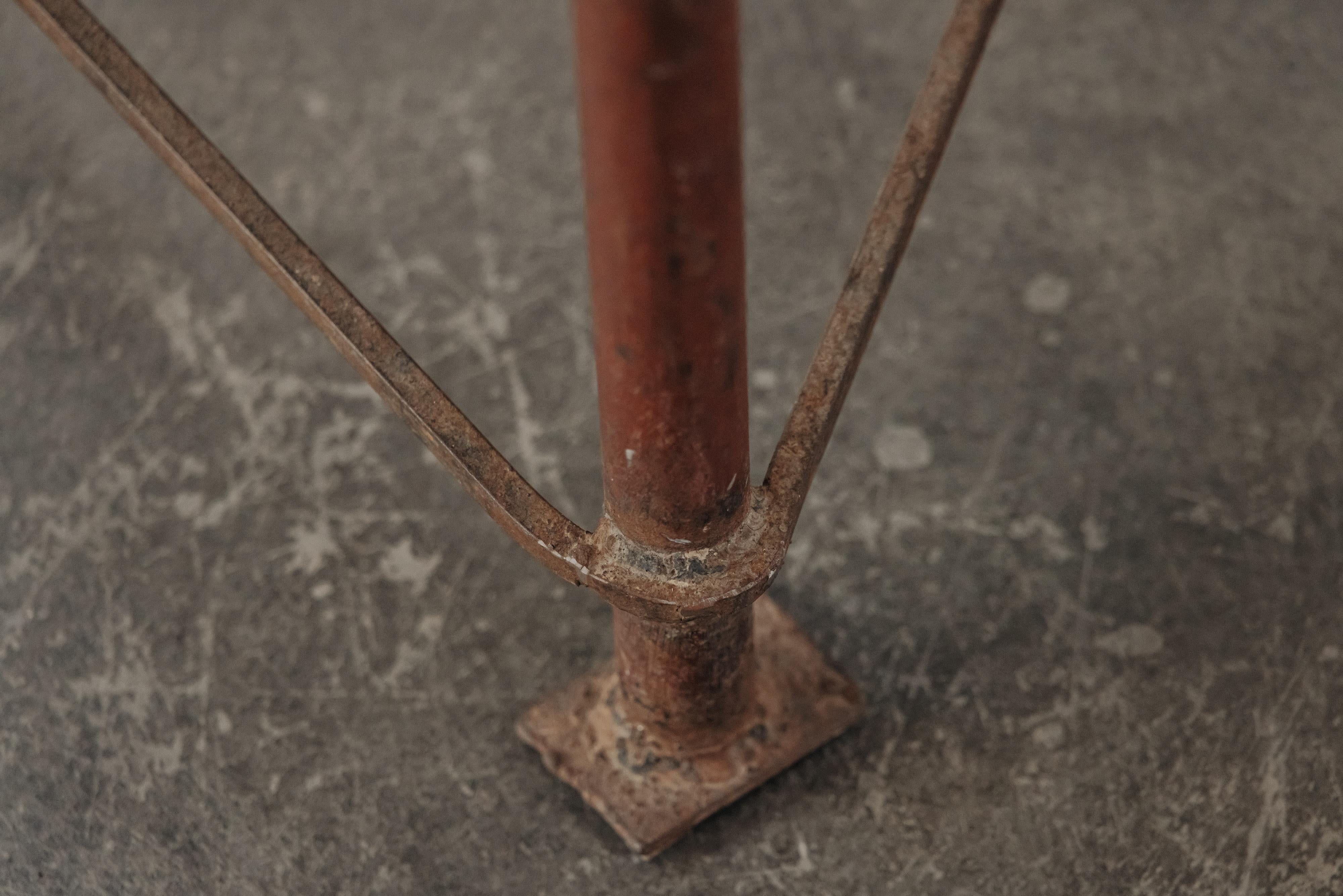 Industrieller Blocktisch im Vintage-Stil aus Frankreich, um 1940 im Angebot 2