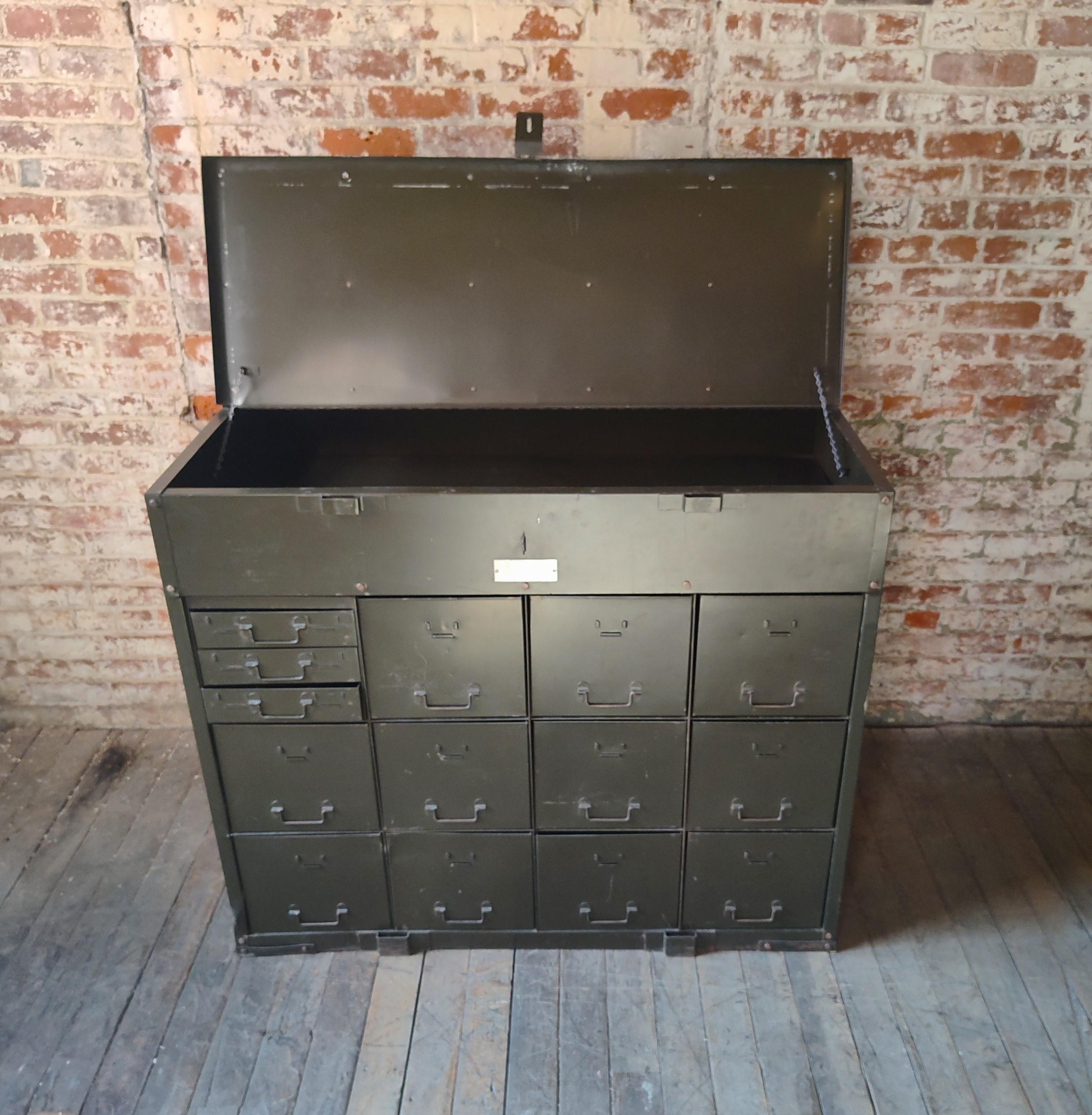 American Vintage Industrial Cabinet