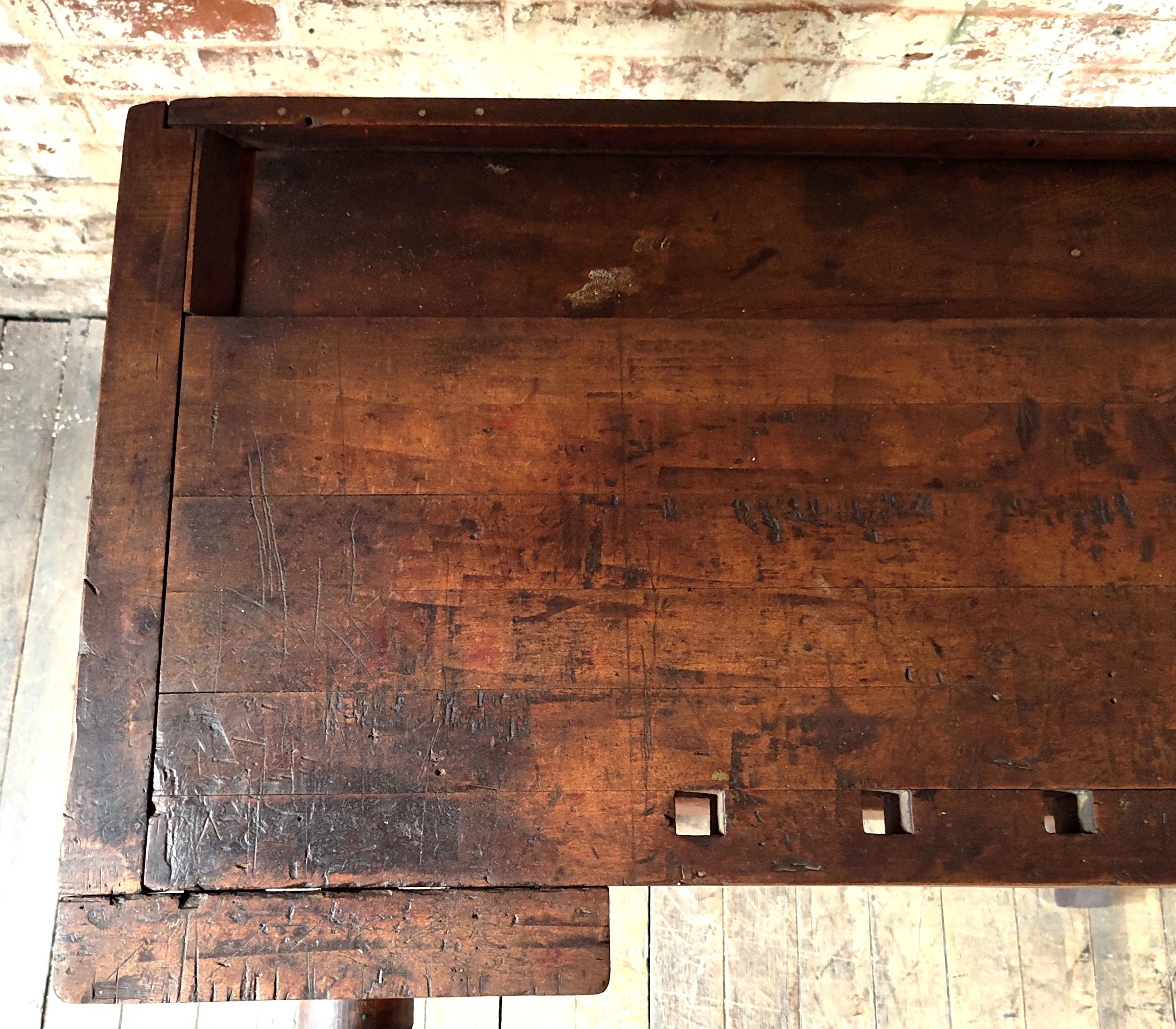 Vintage Industrial Carpenter’s Workbench 1
