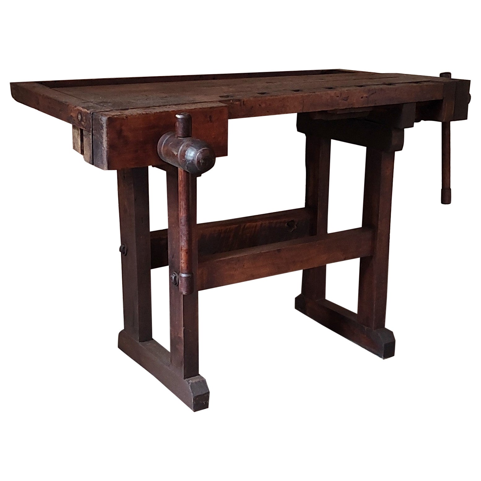 Vintage Industrial Carpenter’s Workbench
