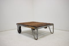 Vintage Industrial Cart, 1950's, Czechoslovakia