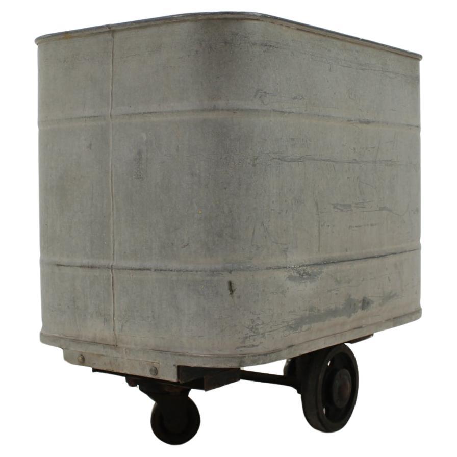 Chariot industriel vintage de KOVO BZENEC, années 1950, Tchécoslovaquie